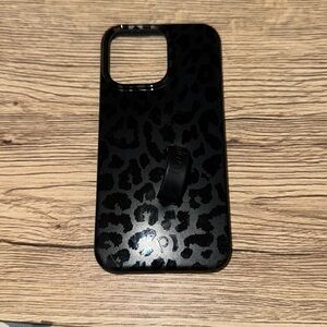 Loopy - iPhone 15 Pro Max - Midnight Leopard | Matte & Gloss / Lefty